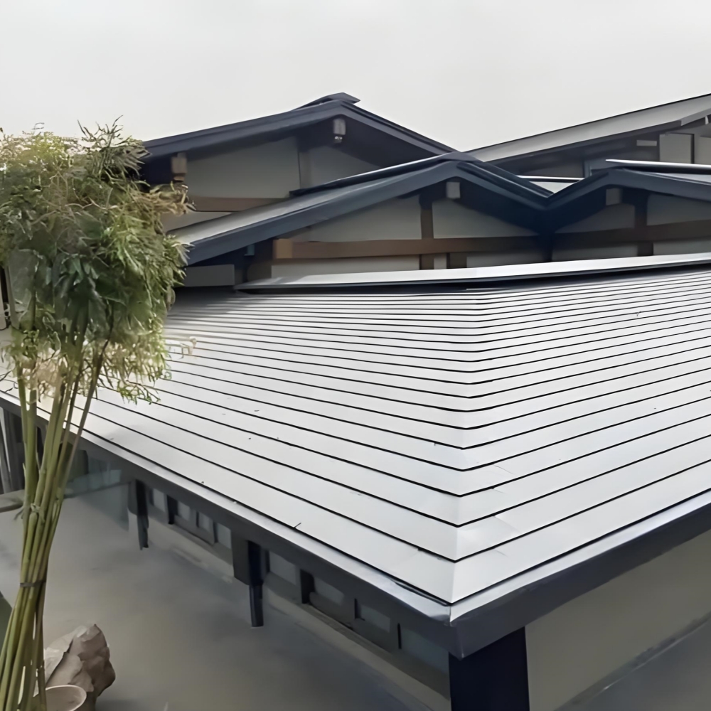 金属横瓦,日式金属横瓦,阶梯横瓦